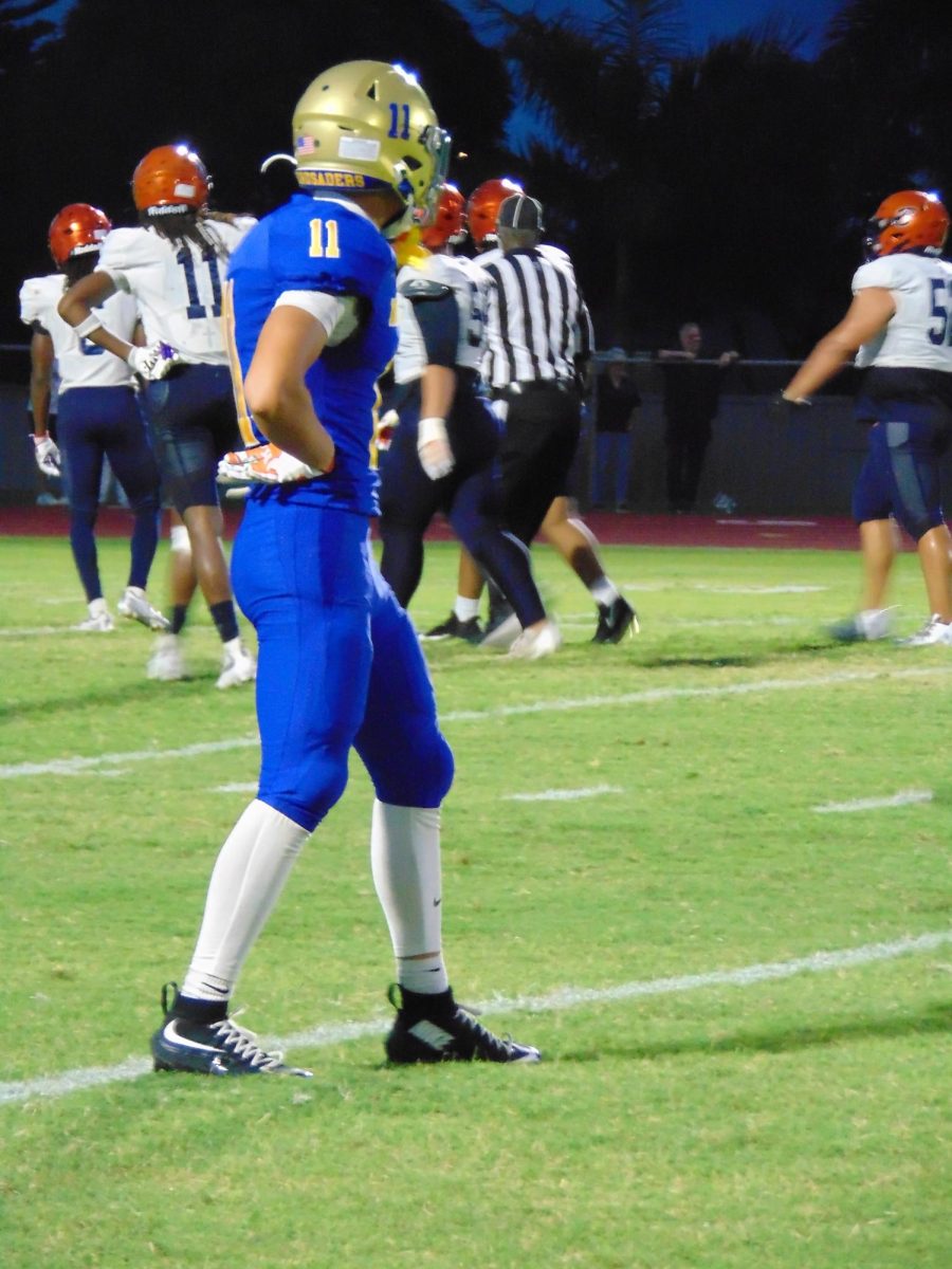 Newman VS. Benjamin 
Great win Crusaders! 47-0 